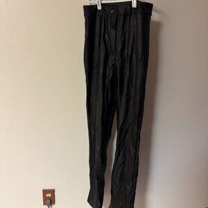 Boohoo Black Faux Leather Pants